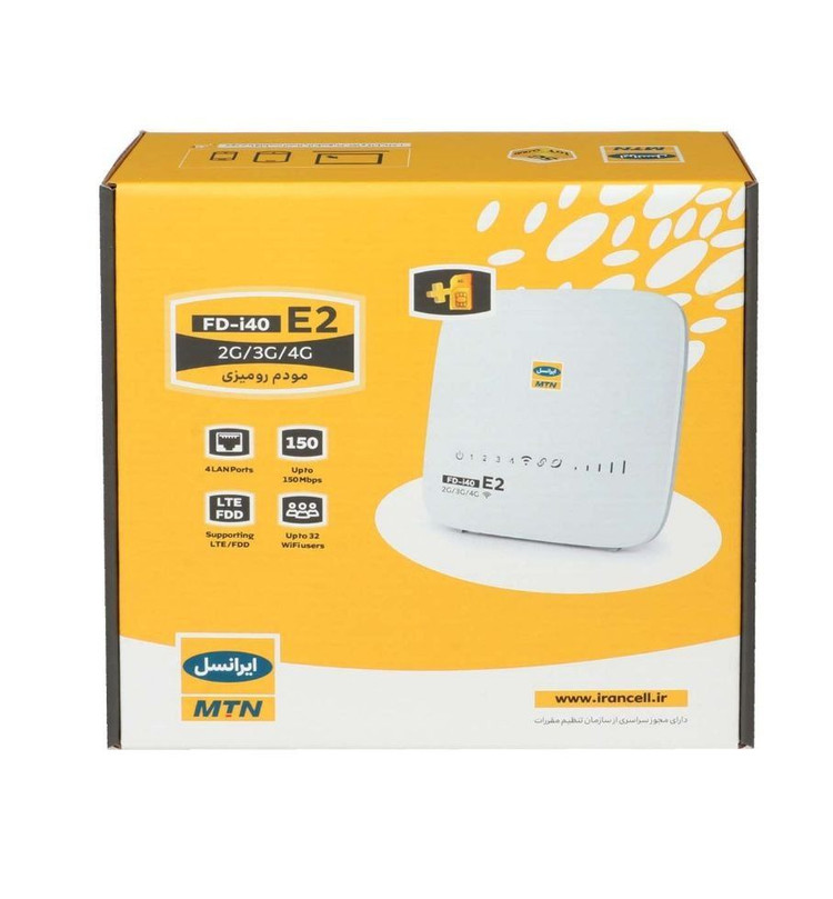 مودم 3G/4G انلاک ایرانسل مدل FD-i40 E2