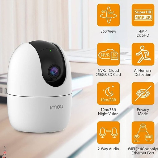 دوربین تحت شبکه ایمو مدل Renger2/4MP-IPC-A42P-D