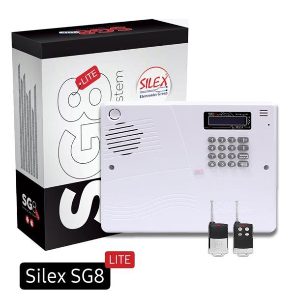 پکیج دزدگیر اماکن سیمکارتی سایلکس مدل SG8-LITE همراه با سه چشمی