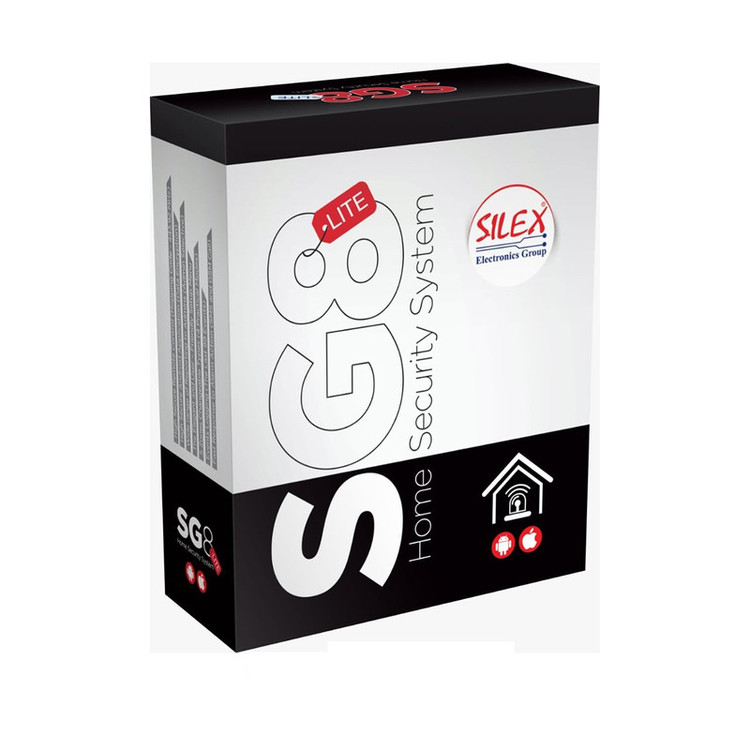 پکیج دزدگیر اماکن سیمکارتی سایلکس مدل SG8-LITE همراه با چهار چشمی